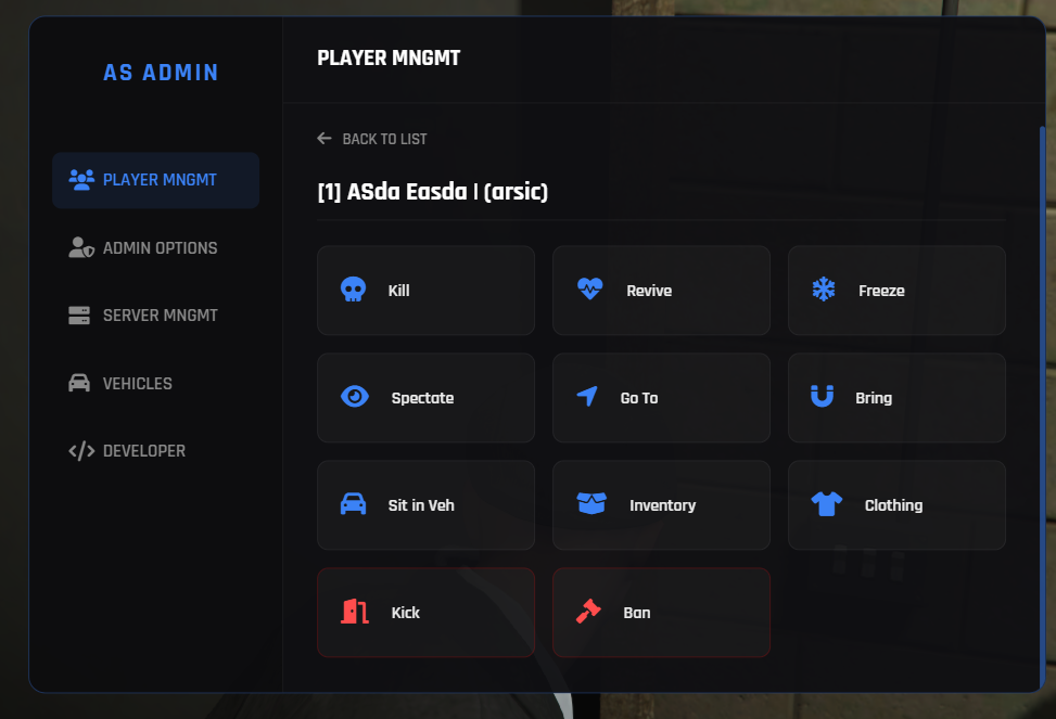Admin Menu - QBCore - OPEN SOURCE