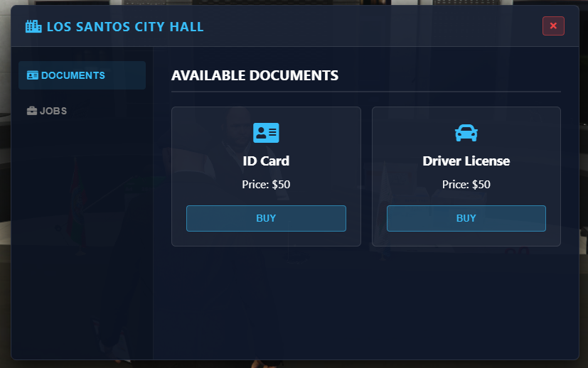 City Hall - QBCore - OPEN SOURCE