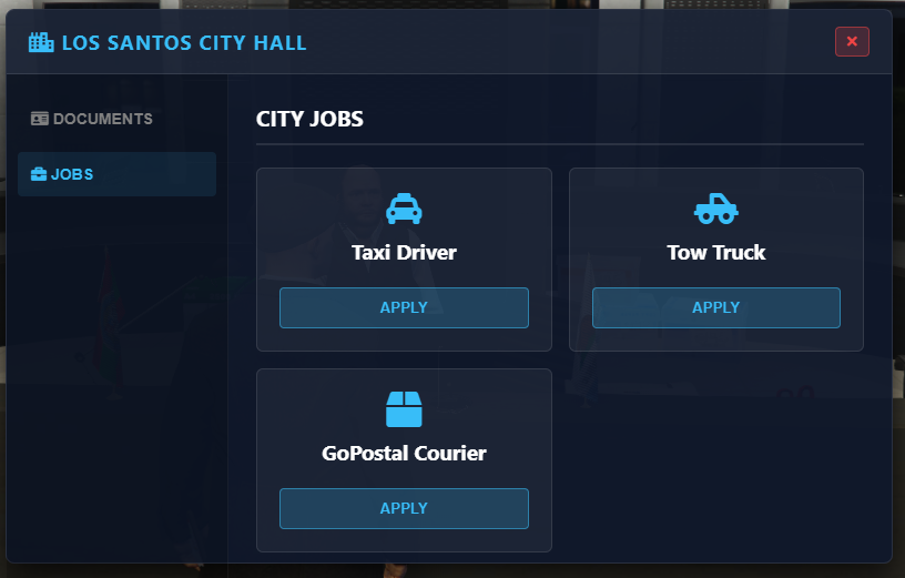City Hall - QBCore - OPEN SOURCE